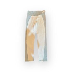 OLD NAVY | High Rise Leggings - Two Tone Green  - Size XL 14-16 Girls Youth Yoga